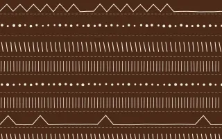 Porto Terra Mudcloth — dark brown and beige mudcloth background