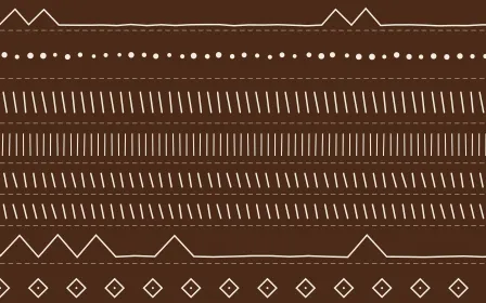 Porto Terra Mudcloth — dark brown and beige mudcloth background