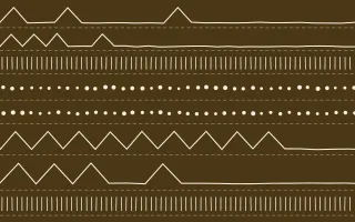 Prague Gold Mudcloth — dark brown and beige mudcloth background