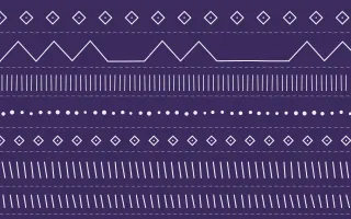 Provence Mudcloth — dark purple and white mudcloth background
