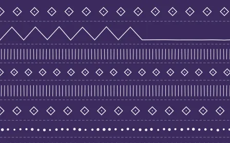 Provence Mudcloth — dark purple and white mudcloth background