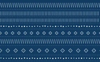 Côte d'Azur Mudcloth — dark blue and white mudcloth background