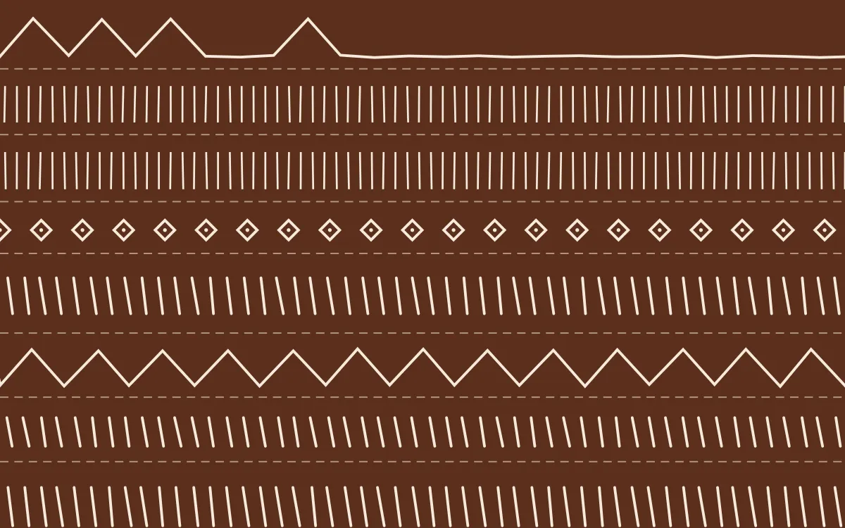 Sahara Dusk Mudcloth — dark brown and beige mudcloth background