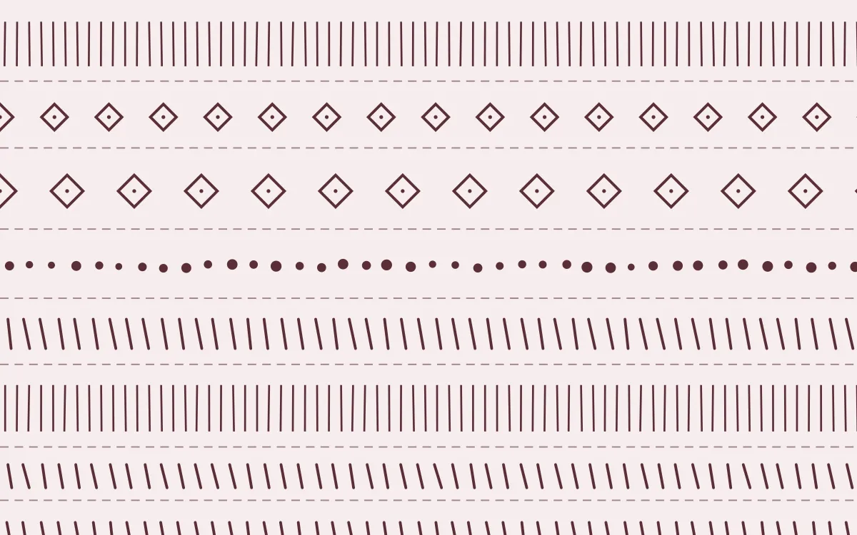 Sakura Paper Ecru Mudcloth — light white and red mudcloth background