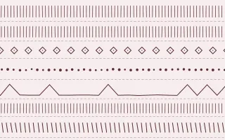 Sakura Paper Ecru Mudcloth — light white and red mudcloth background