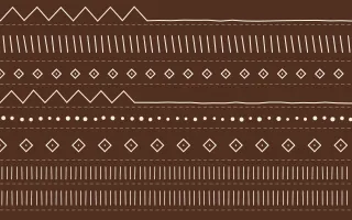 Santa Fe Adobe Mudcloth — dark brown and beige mudcloth background