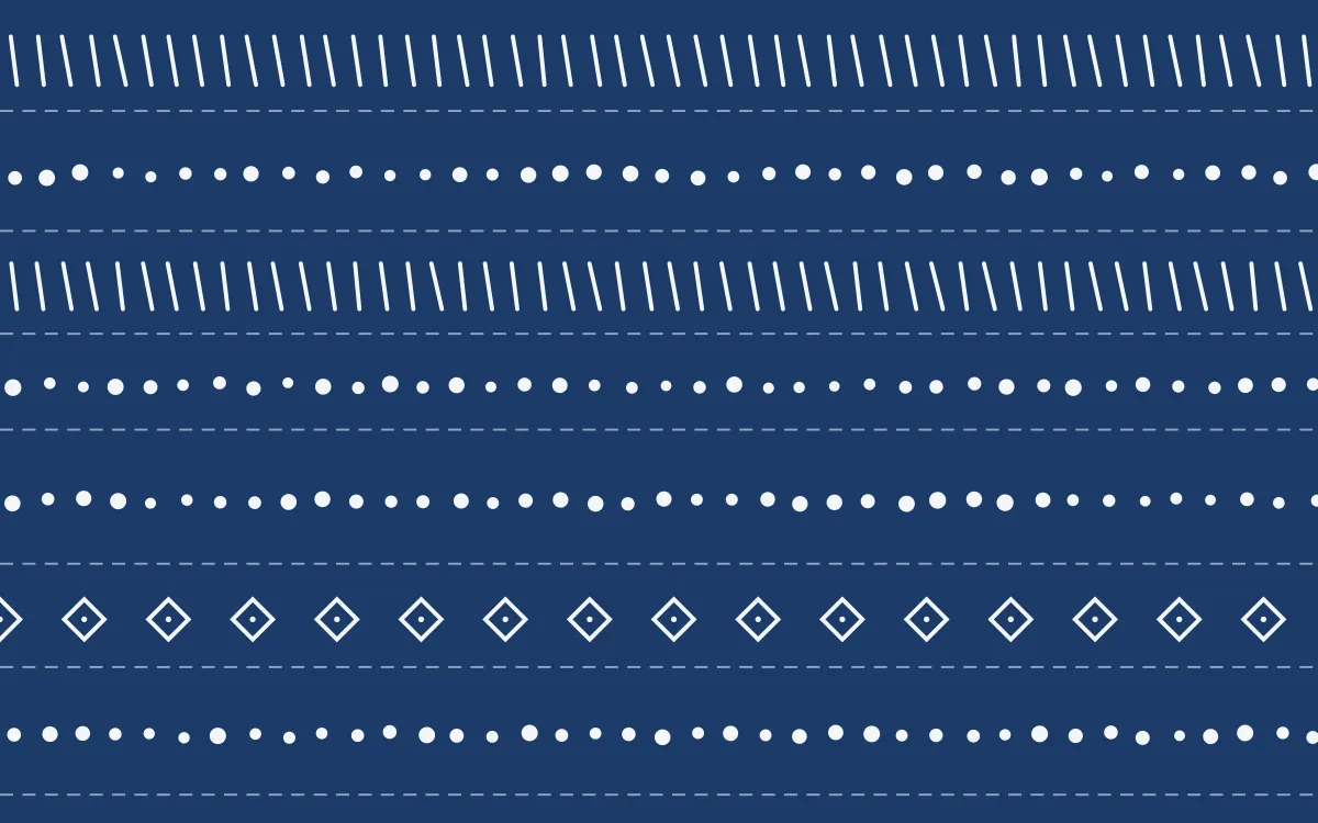 Santorini Mudcloth — dark blue and white mudcloth background
