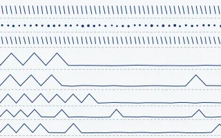 Santorini Ecru Mudcloth — light white and blue mudcloth background