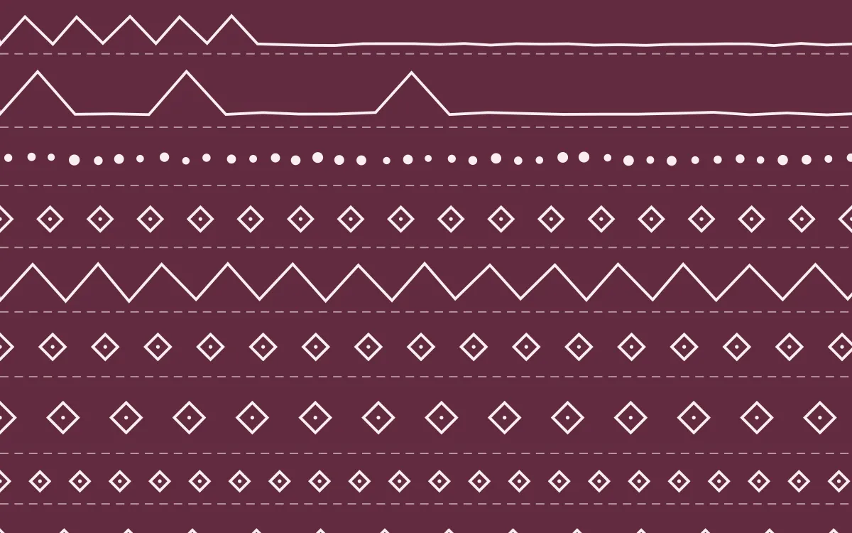 Seoul Blossom Mudcloth — dark pink and white mudcloth background