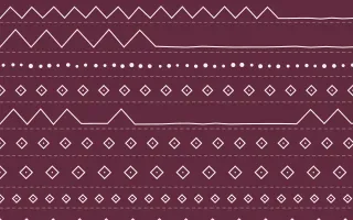 Seoul Blossom Mudcloth — dark pink and white mudcloth background