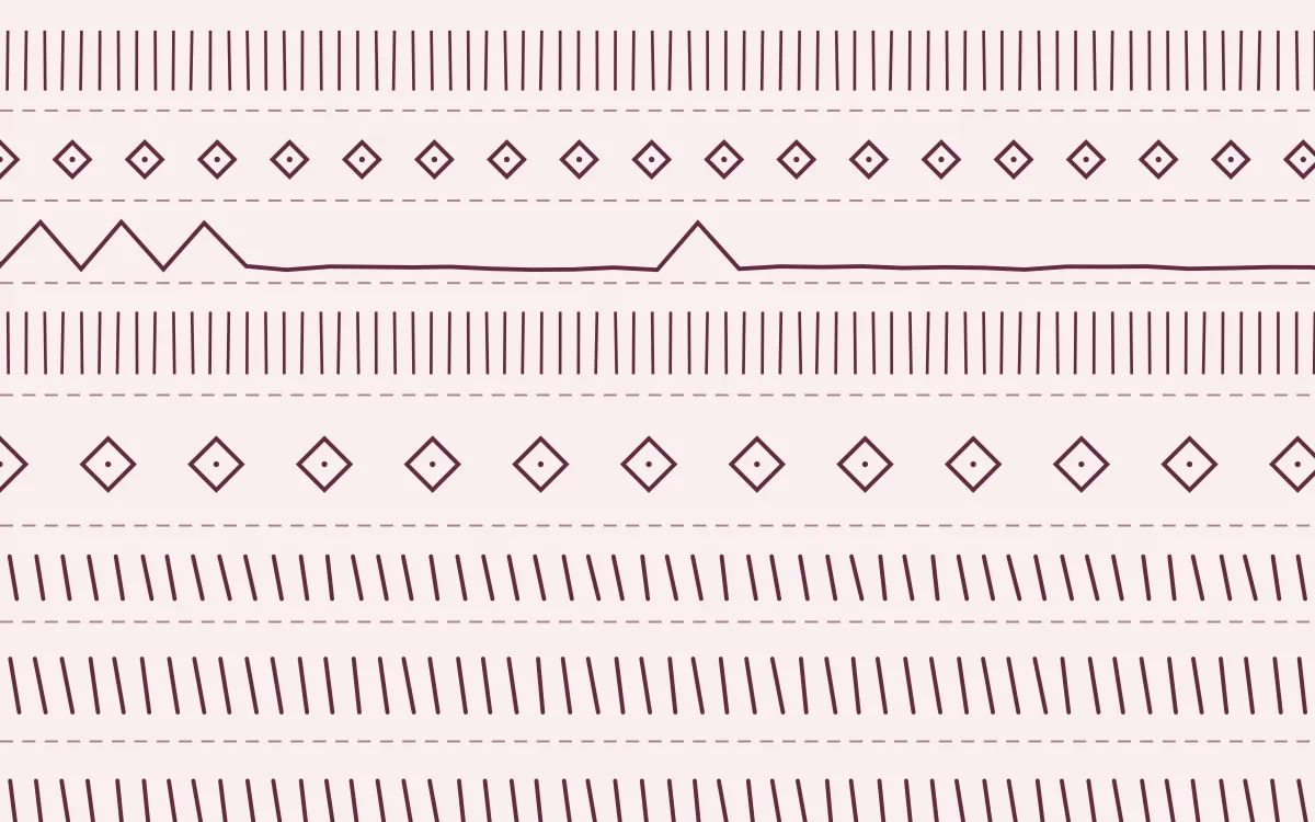 Seoul Blossom Ecru Mudcloth — light white and pink mudcloth background