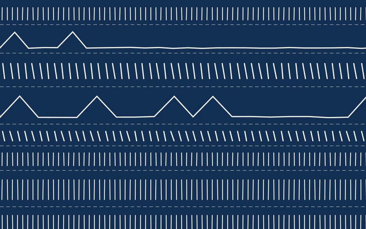 Talavera Puebla Mudcloth — dark blue and white mudcloth background
