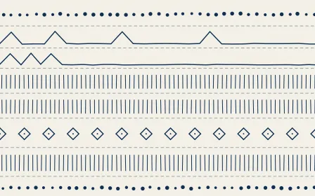 Talavera Puebla Ecru Mudcloth — light white and blue mudcloth background