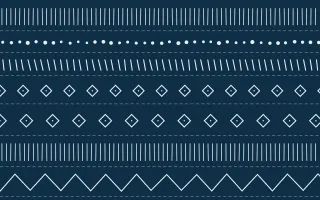 Titicaca Mudcloth — dark blue and white mudcloth background