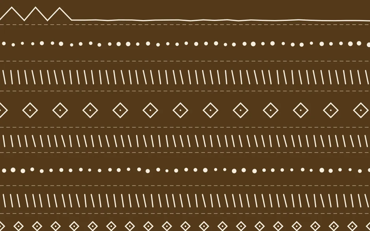 Tuscany Sun Mudcloth — dark brown and beige mudcloth background