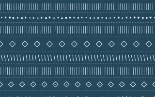 Udaipur Lake Mudcloth — dark blue and white mudcloth background
