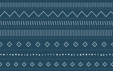 Udaipur Lake Mudcloth — dark blue and white mudcloth background