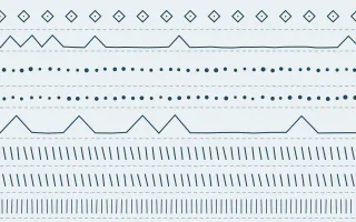 Udaipur Lake Ecru Mudcloth — light white and blue mudcloth background