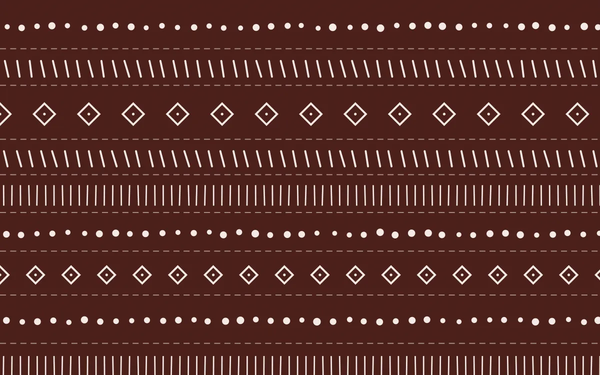 Venetian Rosso Mudcloth — dark red and white mudcloth background