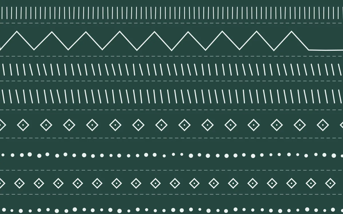 Winter Palace Mudcloth — dark teal and white mudcloth background