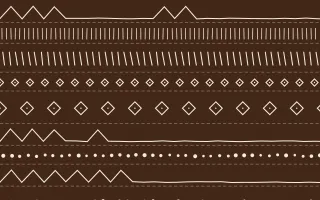 Zanzibar Spice Mudcloth — dark brown and beige mudcloth background