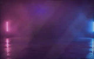 Neon Candle Glow — dark black, pink and purple neon background