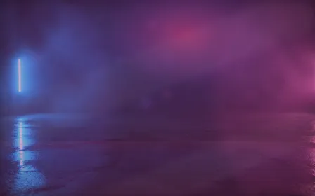 Neon Moonlit — dark blue, purple and pink neon background