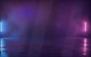 Neon Skylight — dark black, pink and purple neon background