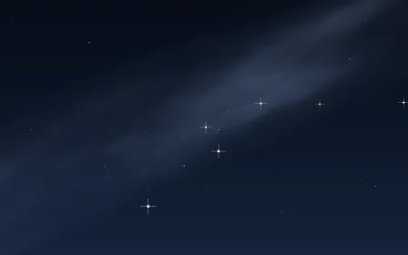 Blue Silence — dark black and blue night background