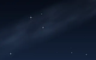 Blue Silence II — dark black and blue night background, variation II