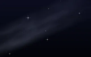 Deep Space — dark black and blue night background