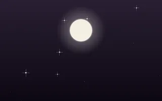 Harvest Moon II Harvest Moon II — dark purple, black and beige night background, variation II