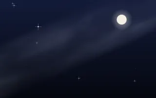 Milky Way — dark blue and black night background