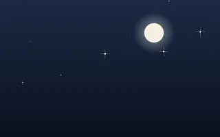 Moonlit III Moonlit III — dark blue and black night background, variation III