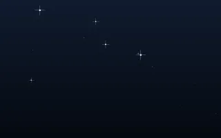Starfall — dark blue and black night background