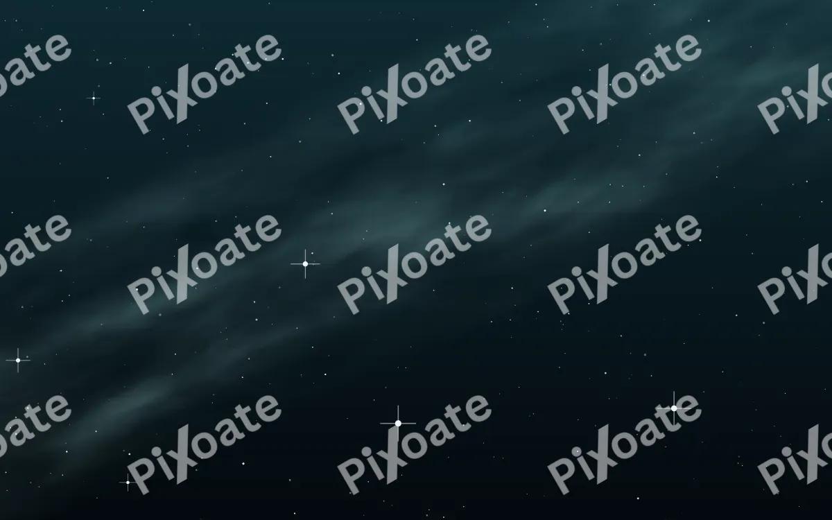 Teal Cosmos — dark blue, black and teal night background