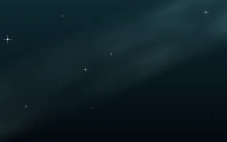 Teal Cosmos III — dark blue, black and teal night background, variation III