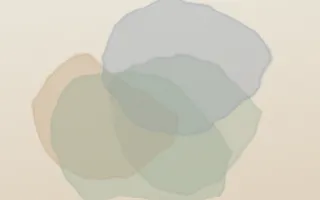 Heirloom Quilt III — light green, orange and beige nostalgic background, variation III