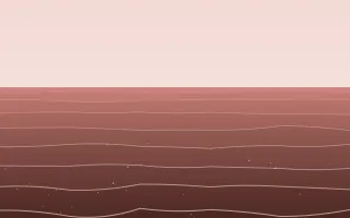 Blush Tide III — colourful red ocean background, variation III