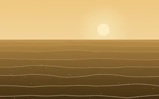 Golden Sea — colourful orange and brown ocean background