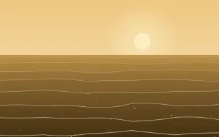 Golden Sea III — colourful orange and brown ocean background, variation III