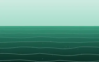 Jade Rollers II — light green ocean background, variation II