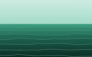 Jade Rollers III — light green ocean background, variation III