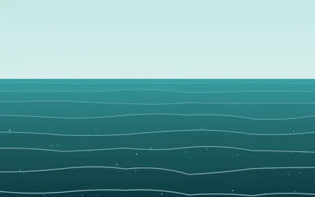 Calm Lagoon — colourful teal ocean background
