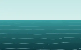 Calm Lagoon II Calm Lagoon II — colourful teal ocean background, variation II