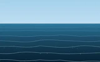 Pacific Noon II Pacific Noon II — colourful blue ocean background, variation II