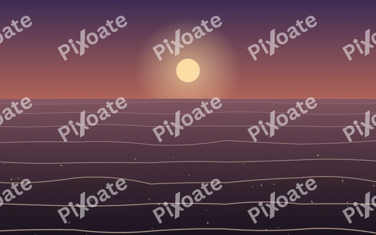Sunset Sea Sunset Sea — dark purple and pink ocean background