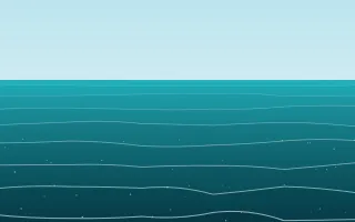 Tropic Turquoise III — colourful teal ocean background, variation III