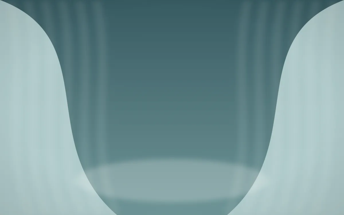 Coastal Mist Opera Aesthetic — light white and teal opera-aesthetic background