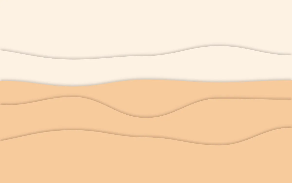 Apricot Modern Tonal Sheets — light beige and orange papercut background
